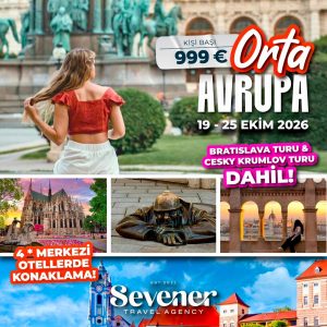 19-25 EKİM ORTA AVRUPA TURU